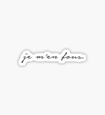 I don't care. Sticker