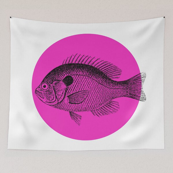 Item preview, black and white fish designed and sold by michplante60.
