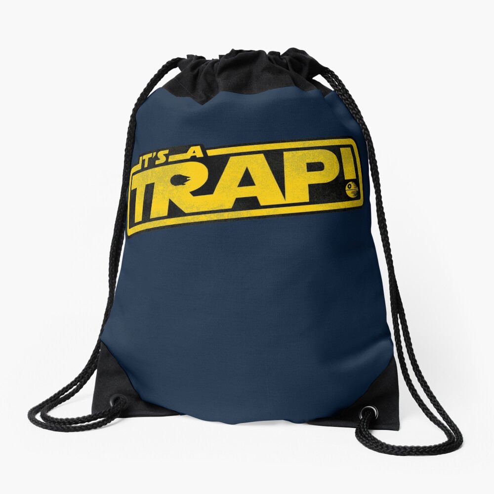 It's a Trap! Drawstring Bag