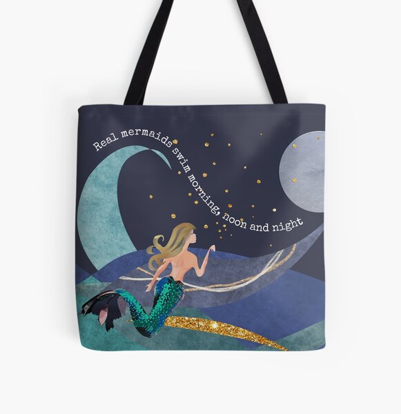 Girl Underwater In A Swimming Pool Tote Bag by Caracterdesign 