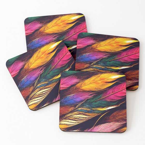 Item preview, Abstract creative feather pattern designed and sold by AppleElf.