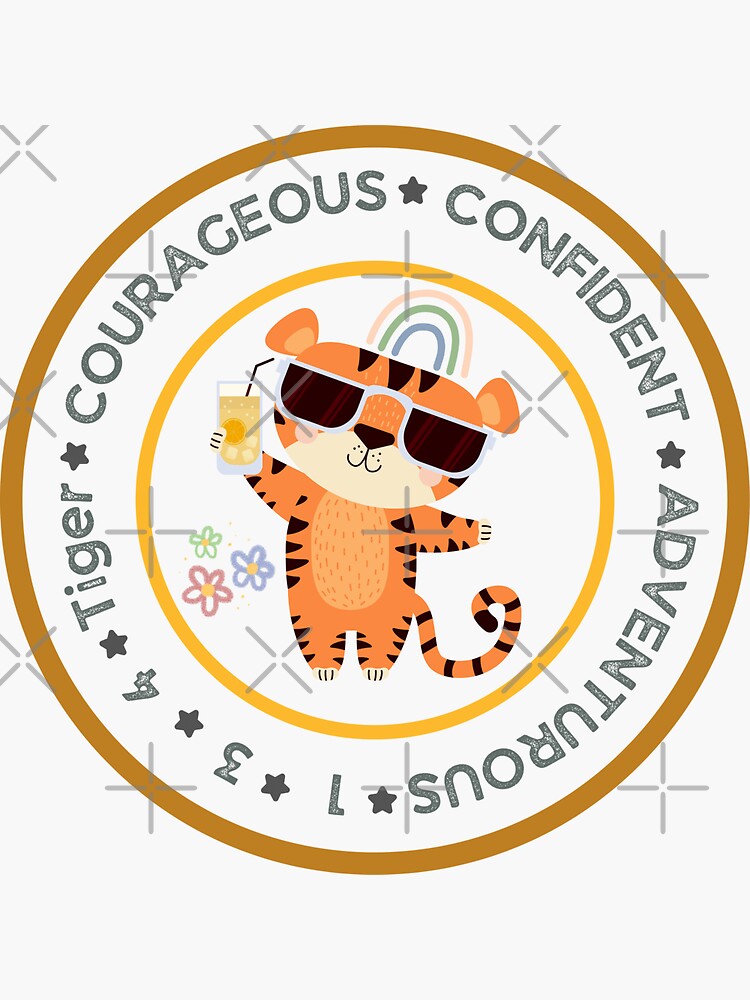 "Tiger Zodiac Year 2034 Courageous Confident Adventurous Personality