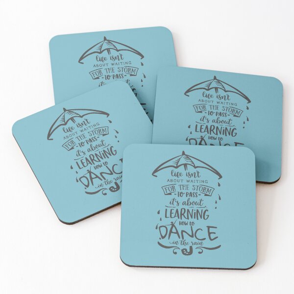 Item preview, Life isn't about waiting for the Storm to pass Dance in the Rain designed and sold by Nelli Designz.
