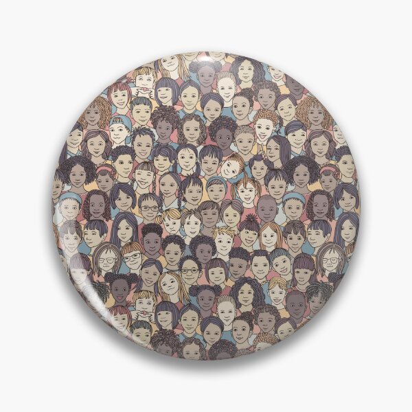 Item preview, Cartoon Drawing Smiling Faces Pattern designed and sold by MakeitMelo.