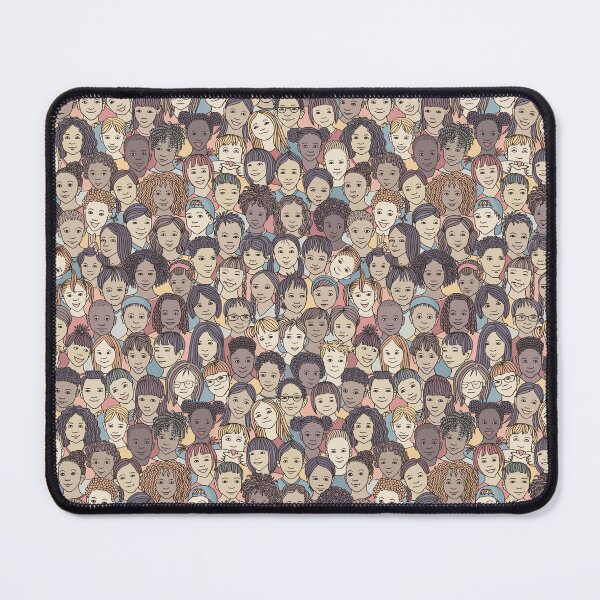 Item preview, Cartoon Drawing Smiling Faces Pattern designed and sold by MakeitMelo.