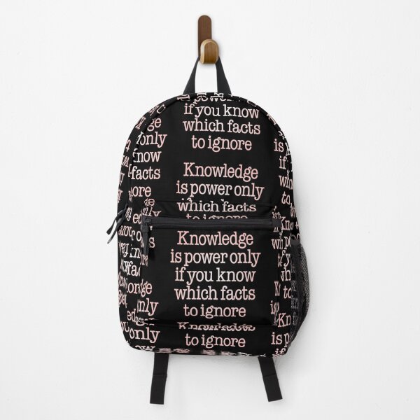 Item preview, Knowledge is power only if you know which facts to ignore v.2 designed and sold by x1brett.