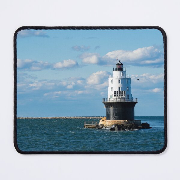 Item preview, Harbor of Refuge Lighthouse designed and sold by ShorelineImages.