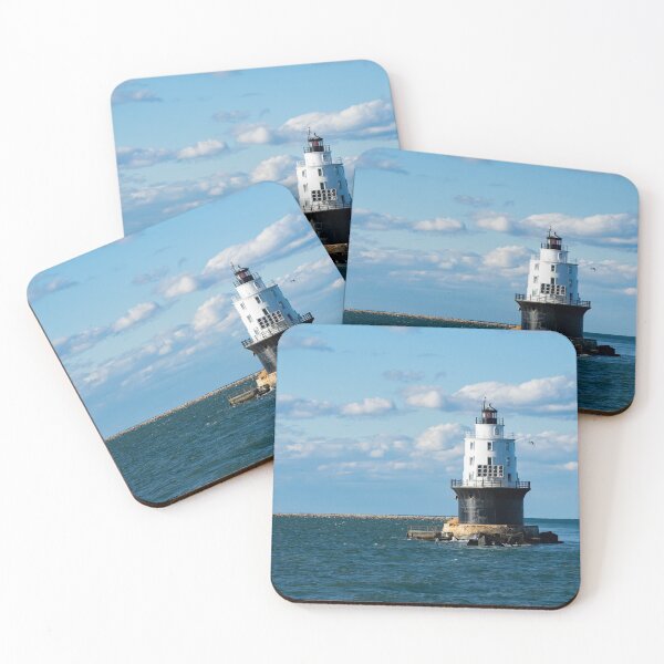 Item preview, Harbor of Refuge Lighthouse designed and sold by ShorelineImages.