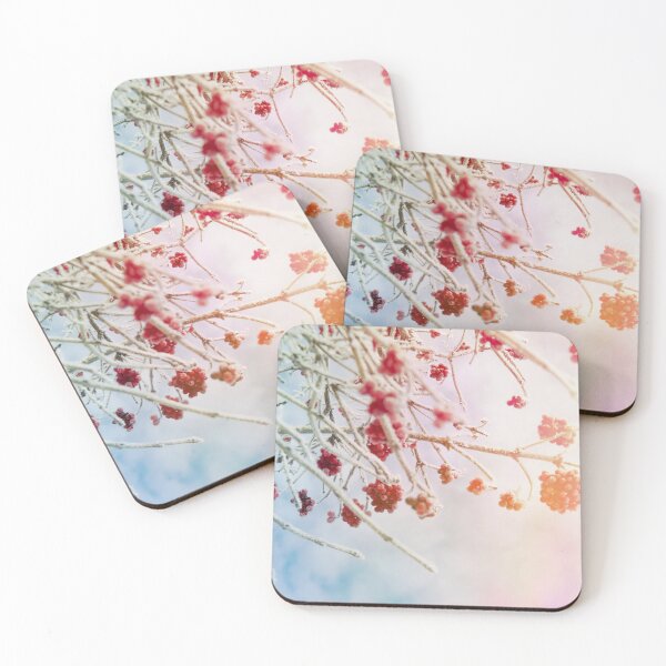 Item preview, Кed mountain ash branches with berries in winter.Winter background with sky, tree, bokeh and snow. Redberry on a frost designed and sold by annamiss.