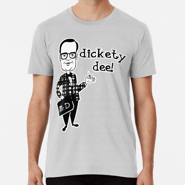 Item preview, Mr. Delicious - DICKETY-DEE! Mr D says "dickety dee" ! Retro vintage fast food nostalgia cartoon designed and sold by RetroTeeStudio.