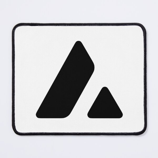 Item preview, Avalanche AVAX Crypto Altcoin - Clean Black Outline Logo Variant #2 designed and sold by CryptoMoods.