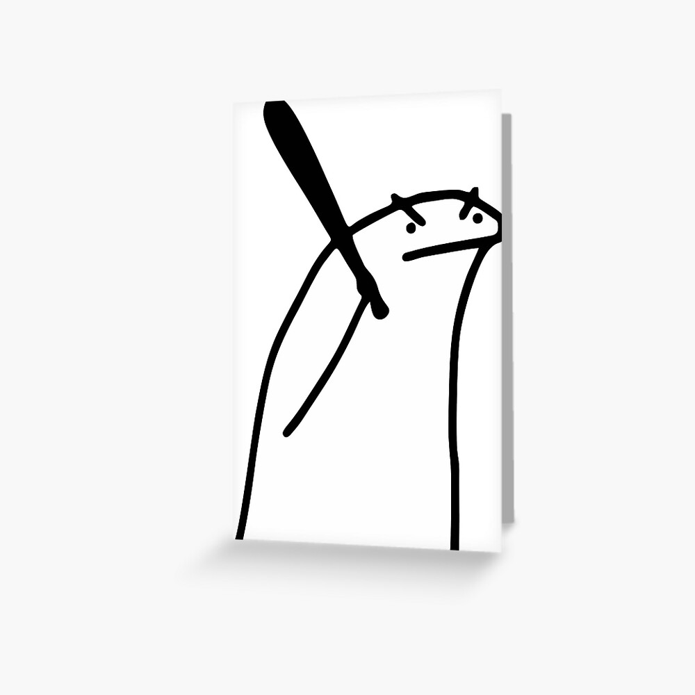 Flork Angry | Greeting Card