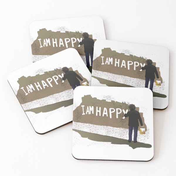 Item preview, Archer 'I am Happy' designed and sold by NudgeWink.