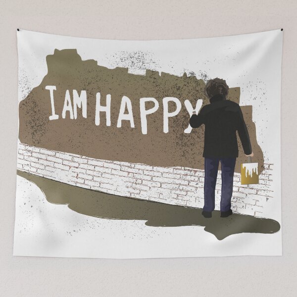 Item preview, Archer 'I am Happy' designed and sold by NudgeWink.