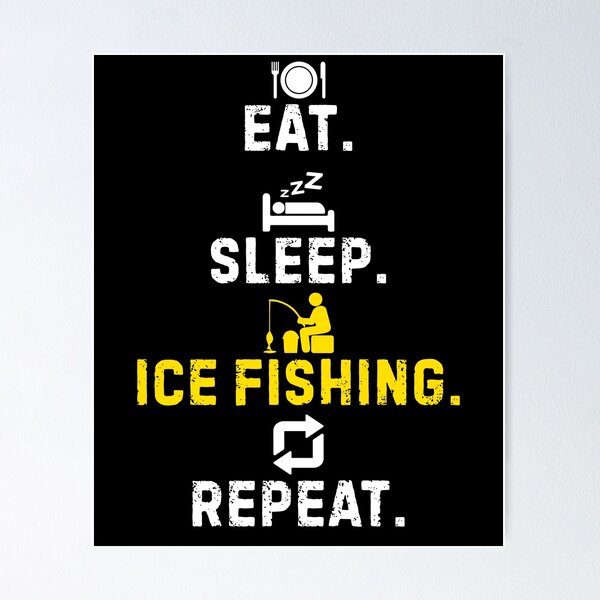 Ice Fishing Posters for Sale