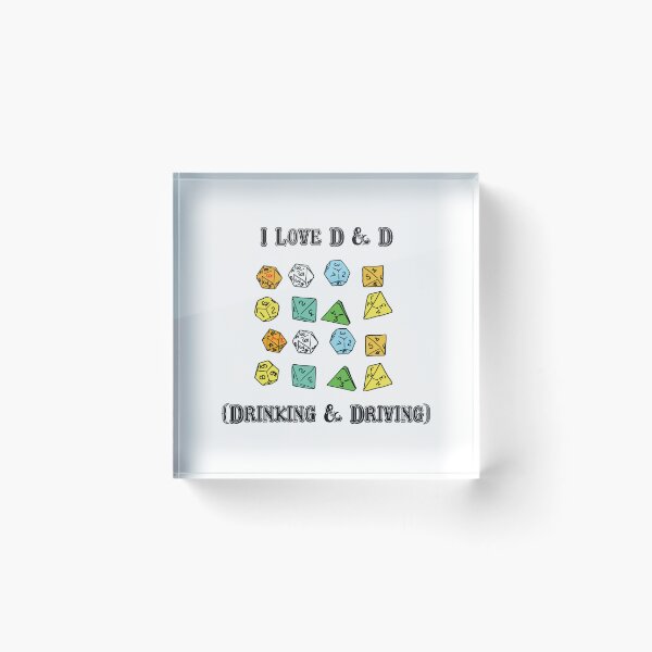 Item preview, I Love D & D Drinking and Driving designed and sold by Big Twelve.