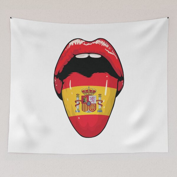 Item preview, Spain Tongue Flag  designed and sold by RahallusNtx.