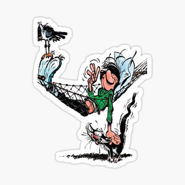 Gaston Lagaffe Sticker