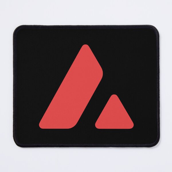 Item preview, Avalanche AVAX Crypto Altcoin - Clean Red Outline Logo Variant #1 designed and sold by CryptoMoods.