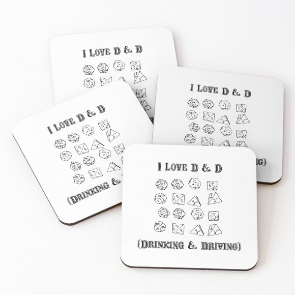 Item preview, I Love D & D Drinking and Driving designed and sold by Big Twelve.