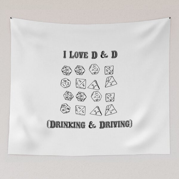 Item preview, I Love D & D Drinking and Driving designed and sold by Big Twelve.