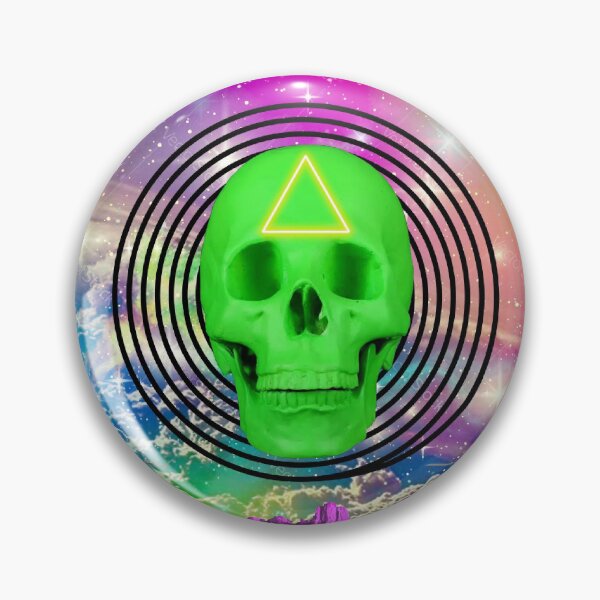 Item preview, Psychedelic skull designed and sold by visualnoiise.