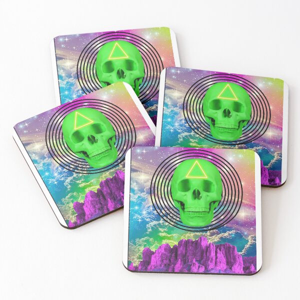 Item preview, Psychedelic skull designed and sold by visualnoiise.