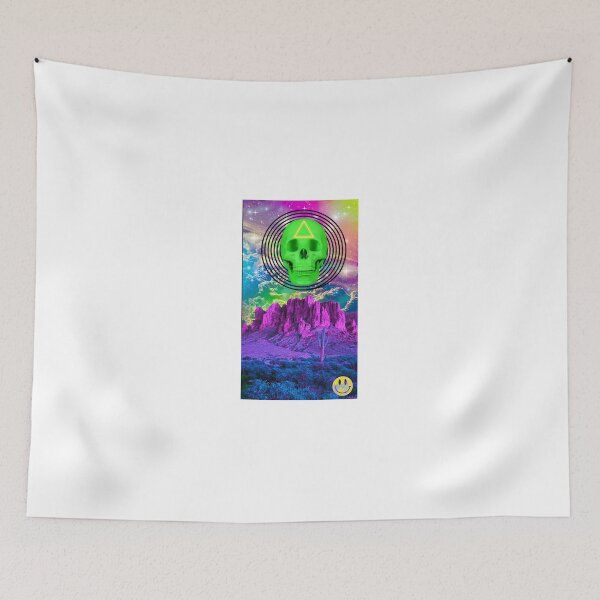 Item preview, Psychedelic skull designed and sold by visualnoiise.