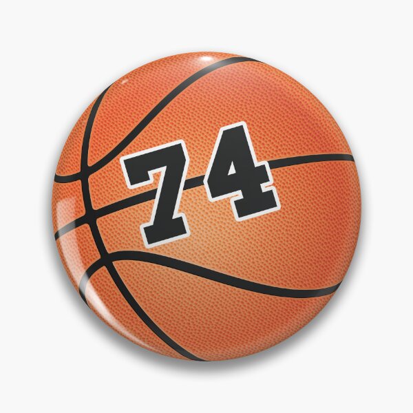 Item preview, Basketball ball number 74, seventy four designed and sold by TheCultStuff.
