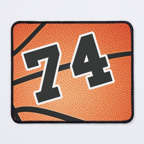 Item preview, Basketball ball number 74, seventy four designed and sold by TheCultStuff.