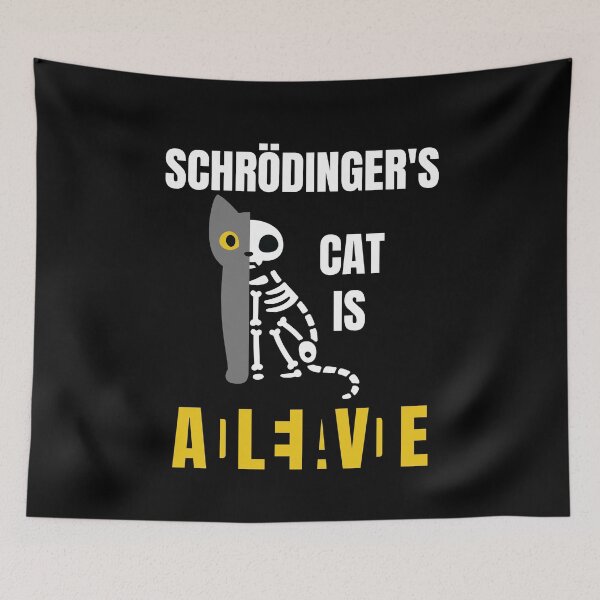 Item preview, Schrödingers Cat Is Schroedingers Cat designed and sold by MooonTees.