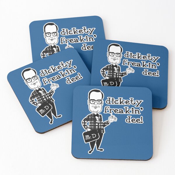 Item preview, Mr. Delicious - DICKETY Freakin' DEE! Mr D says "dickety FREAKING dee" ! Retro funny vintage fast food nostalgia cartoon designed and sold by RetroTeeStudio.