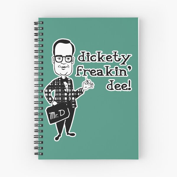 Artikelvorschau, Mr. Delicious - DICKETY Freakin' DEE! Herr D sagt "dickety FREAKING dee"! Retro lustiger Vintager Fast-Food-Nostalgie-Cartoon entworfen und verkauft von RetroTeeStudio.