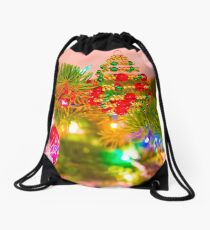 Beaded Bough Drawstring Bag