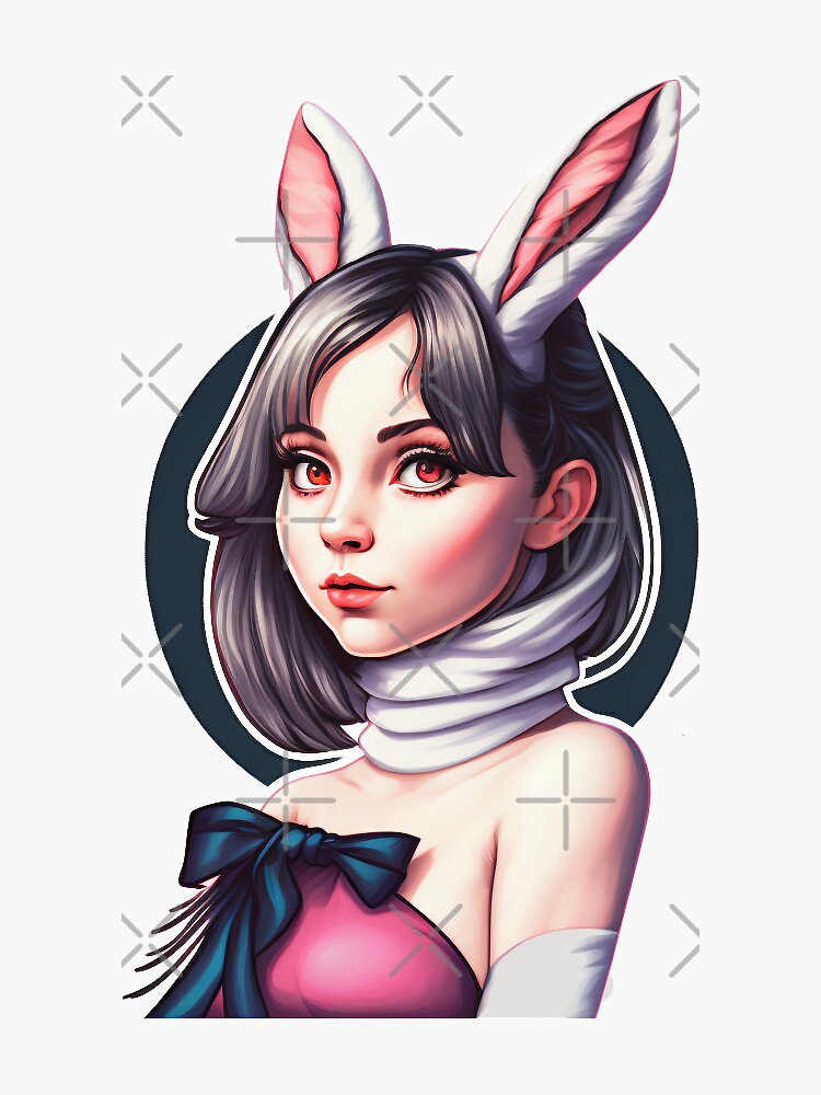 Suzume Bunny Girl Anime Waifu Sticker For Sale By Waifu Stickers Redbubble 0165