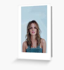 Emma Watson Greeting Card