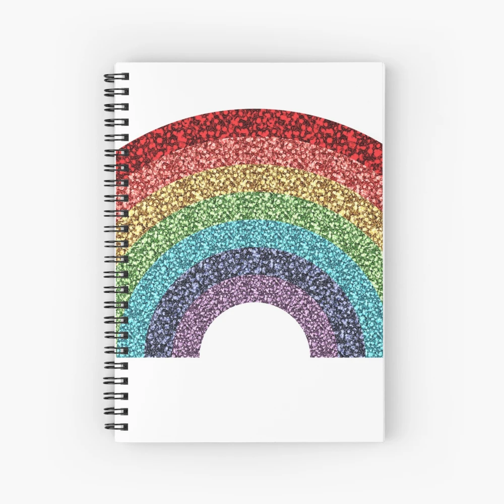 Sparkly Glitter Rainbow Sticker for Sale by Designs111