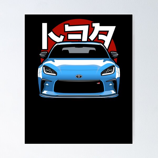 Item preview, Toyota GR86 Neptune blue designed and sold by LenaDriessen.