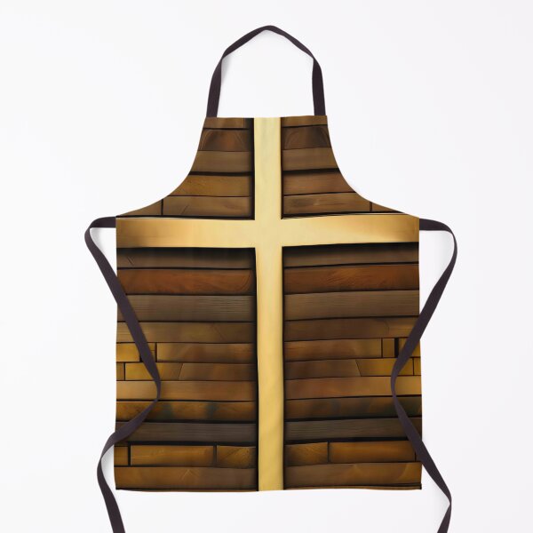 Item preview, Golden cross in wood designed and sold by Gus Wolvius.
