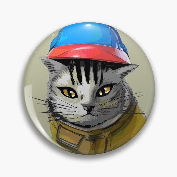 Item preview, construction cat designed and sold by dedalocious.