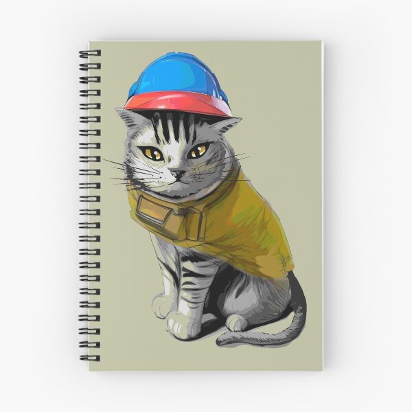 Item preview, construction cat designed and sold by dedalocious.