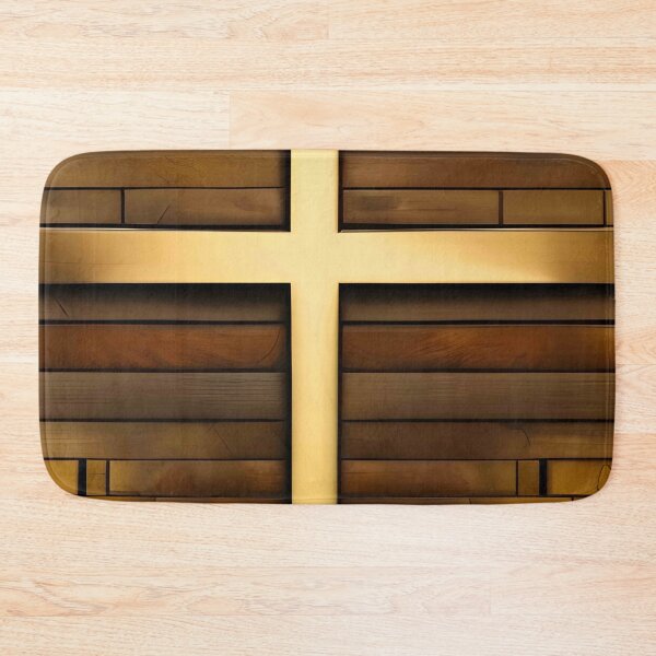 Item preview, Golden cross in wood designed and sold by Gus Wolvius.