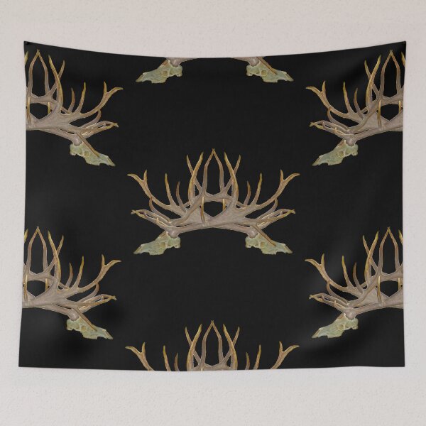 Item preview, Bull elk skull European mount d designed and sold by Saltypro.