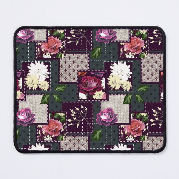 Item preview,  Retro floral patchwork designed and sold by marinaklykva.