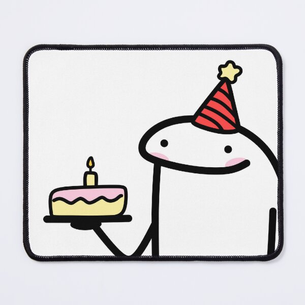 Flork cake Happy birthday meme Art Board Print for Sale by