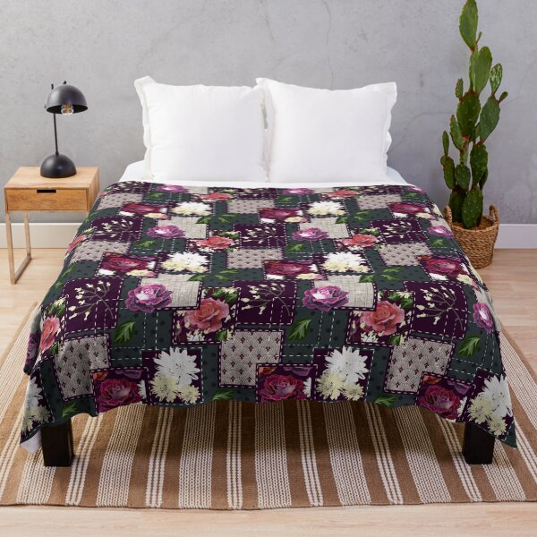 Item preview, Retro floral patchwork designed and sold by marinaklykva.