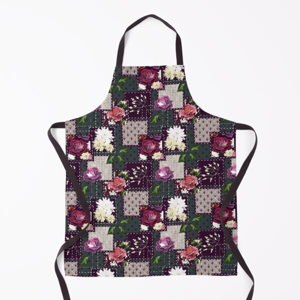 Item preview,  Retro floral patchwork designed and sold by marinaklykva.