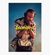Frank Ocean Blonded Blonde Photographic Print