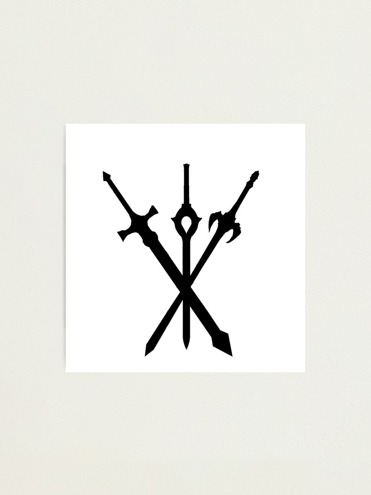 Alternate view of Fire Emblem Swords No Smash Logo Photographic Print