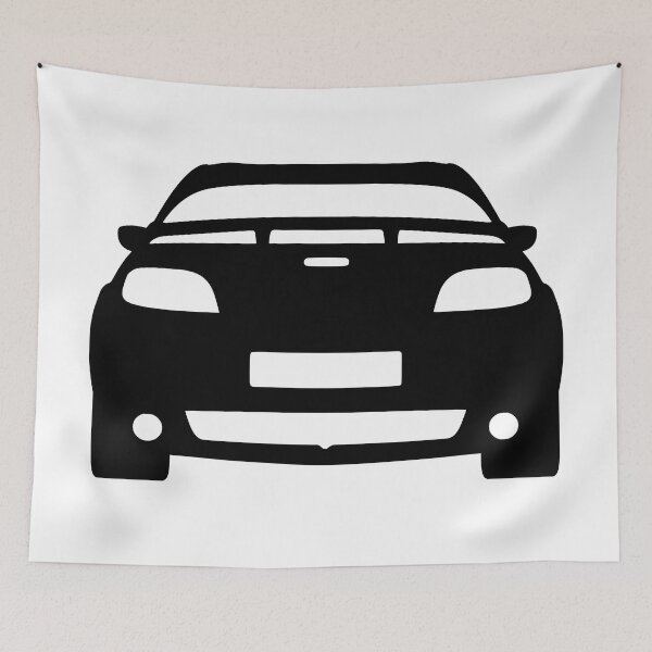 Item preview, Mazda RX-8 rear black silhouette designed and sold by EdimDesign.